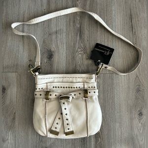 B.Makowsky Crossbody bag. Color Stone. Genuine leather